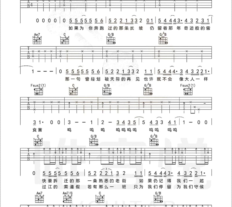 《Wonderful Surprise》吉他谱_张彬彬
