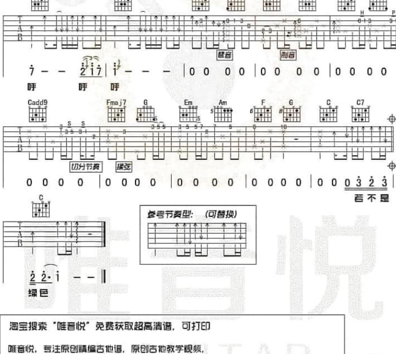 《不管有多少失落和彷徨》吉他谱_张行东