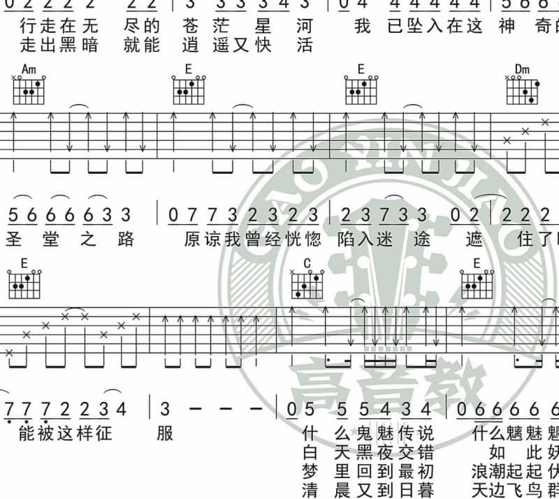 《超级欧巴》吉他谱_张浩