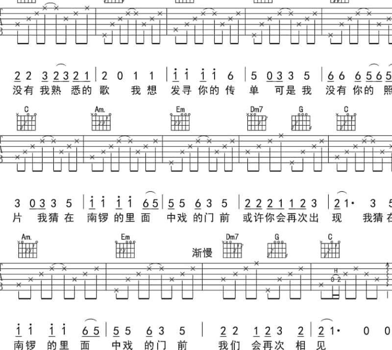 《麻辣烫》吉他谱_陈小涛