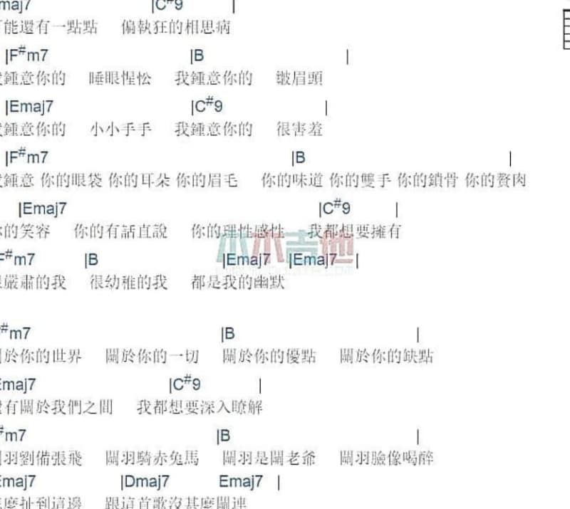 《红颜如霜的时光》吉他谱_张鸿宇