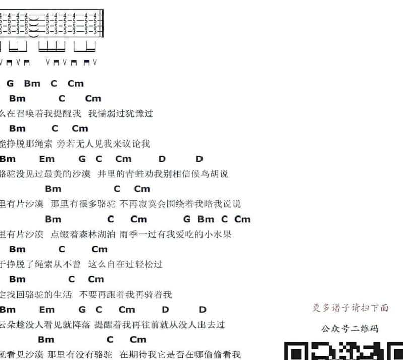 《龙鳞》吉他谱_张杰