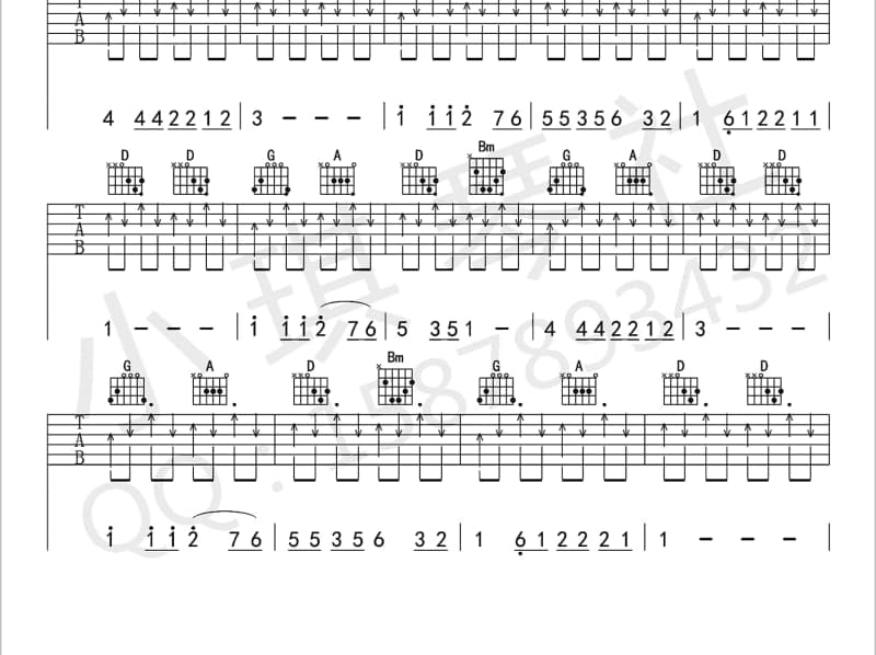 《青春不一样》吉他谱_金志文