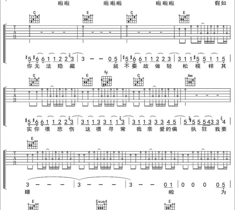 《兄弟还好吗》吉他谱_张立飞