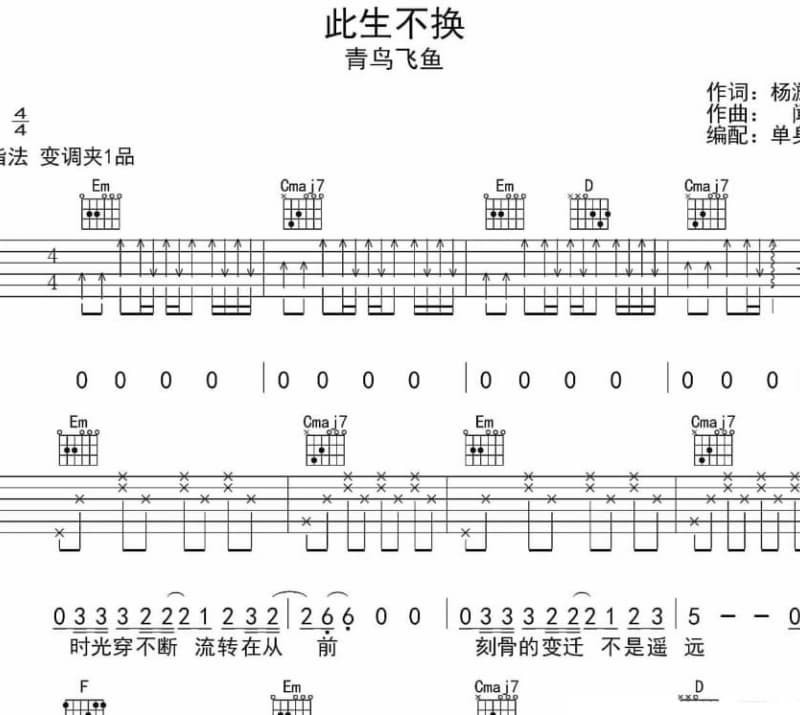 《LOVE》吉他谱_张凌枫