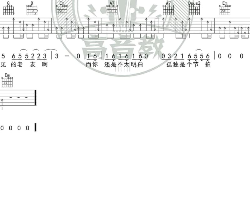 《下午两点的早餐》吉他谱_张萌萌