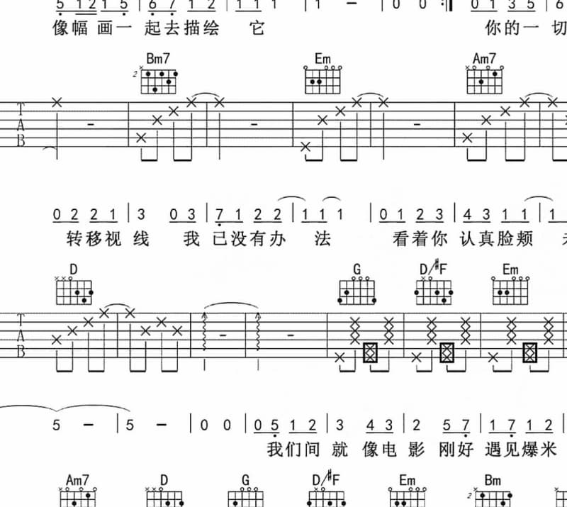 《假如明天还能继续 演唱：王蓓蕾》吉他谱_张伟东
