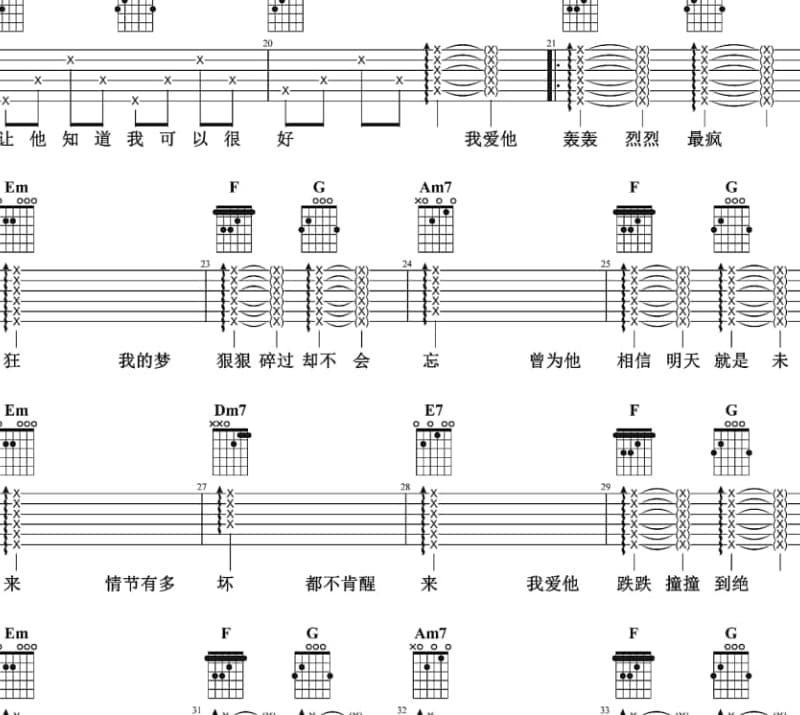 《玩泥巴》吉他谱_陈旭