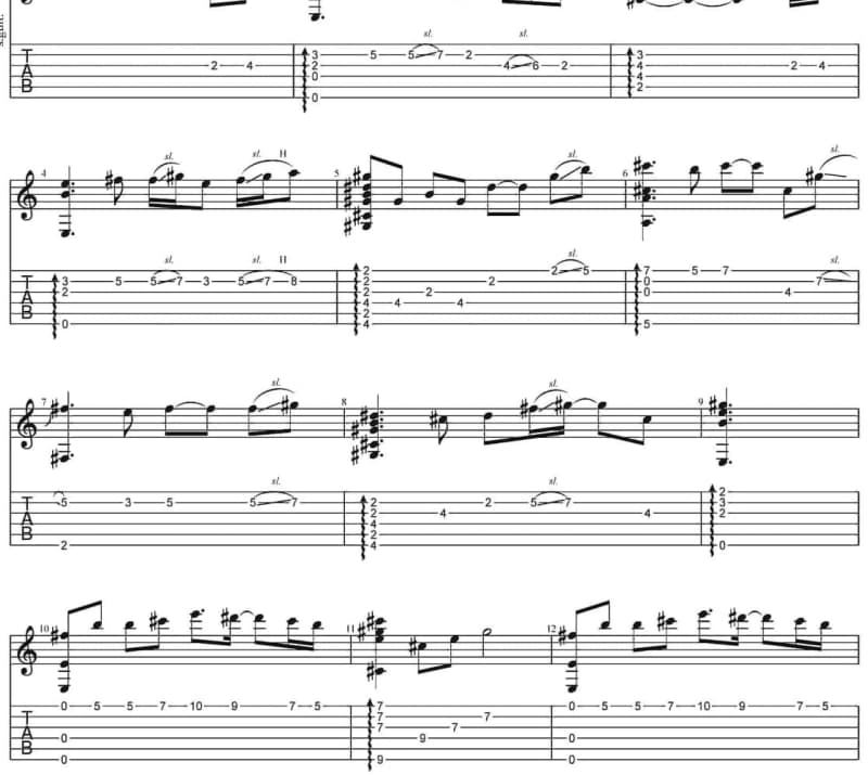 《纯白 Duet》吉他谱_张玮