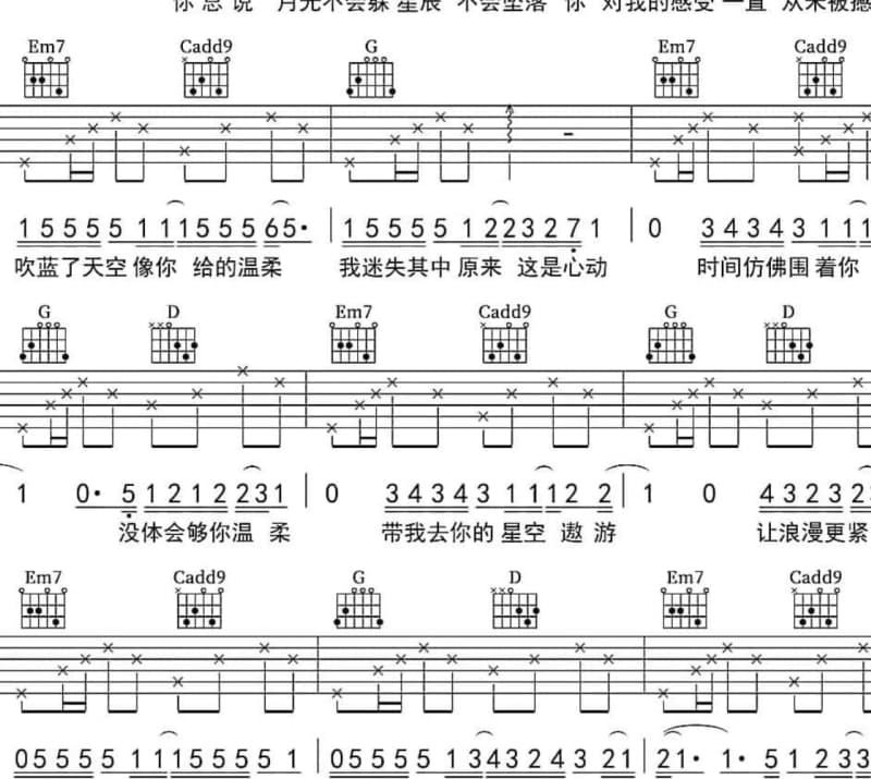 《小鹿乱撞》吉他谱_张小五