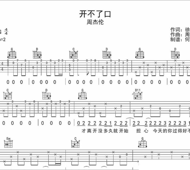 《谁是王者》吉他谱_张伊彤