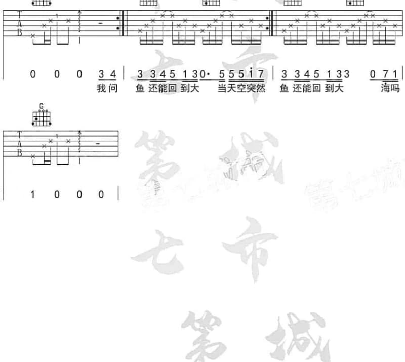 《爸爸的山坡》吉他谱_赵照