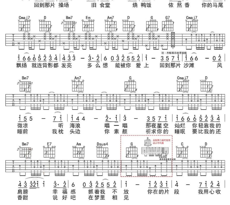 《不成样子》吉他谱_郑晓飞