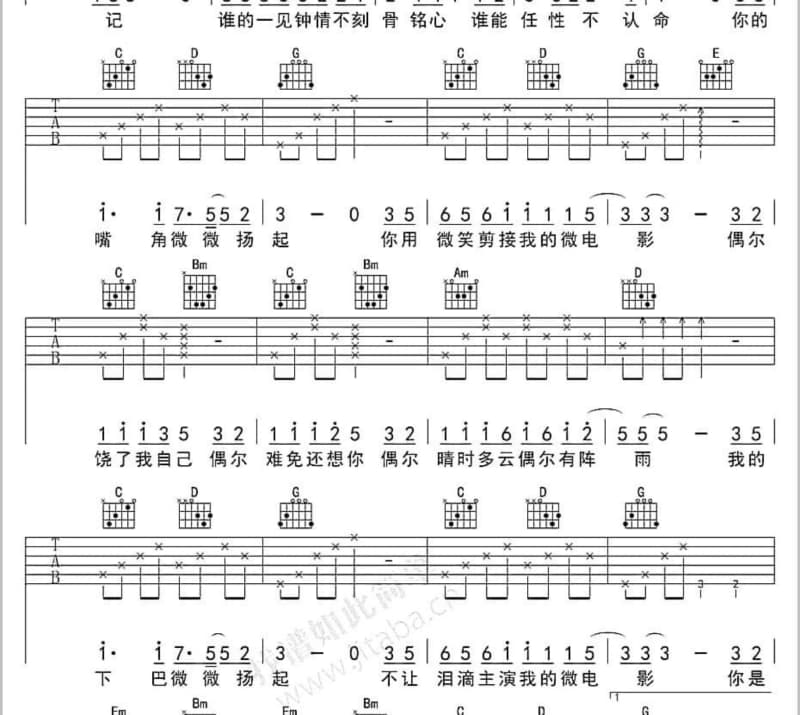 《速度爱》吉他谱_郑晓飞