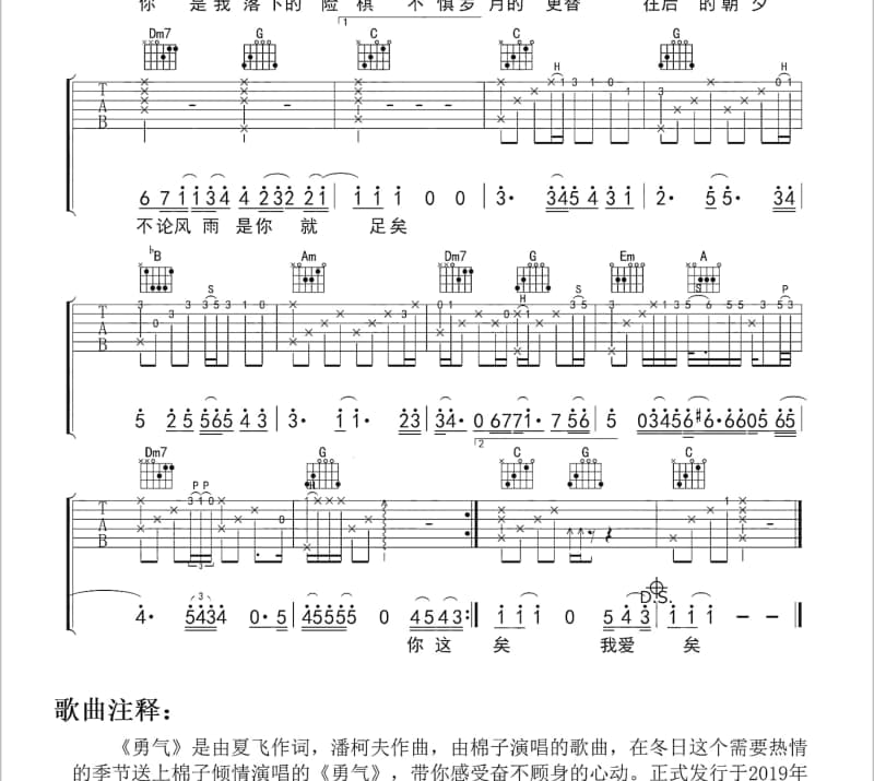 《眼中的温柔》吉他谱_郑晓飞