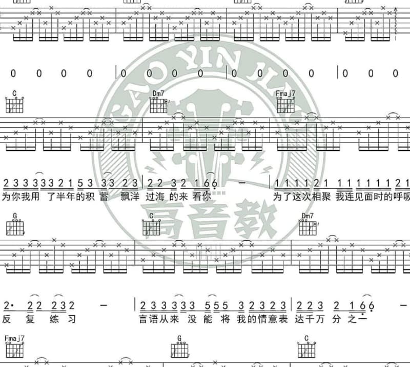 《City of Stars》吉他谱_周深