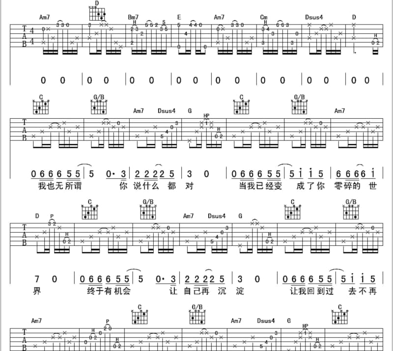 《21》吉他谱_朱彦安