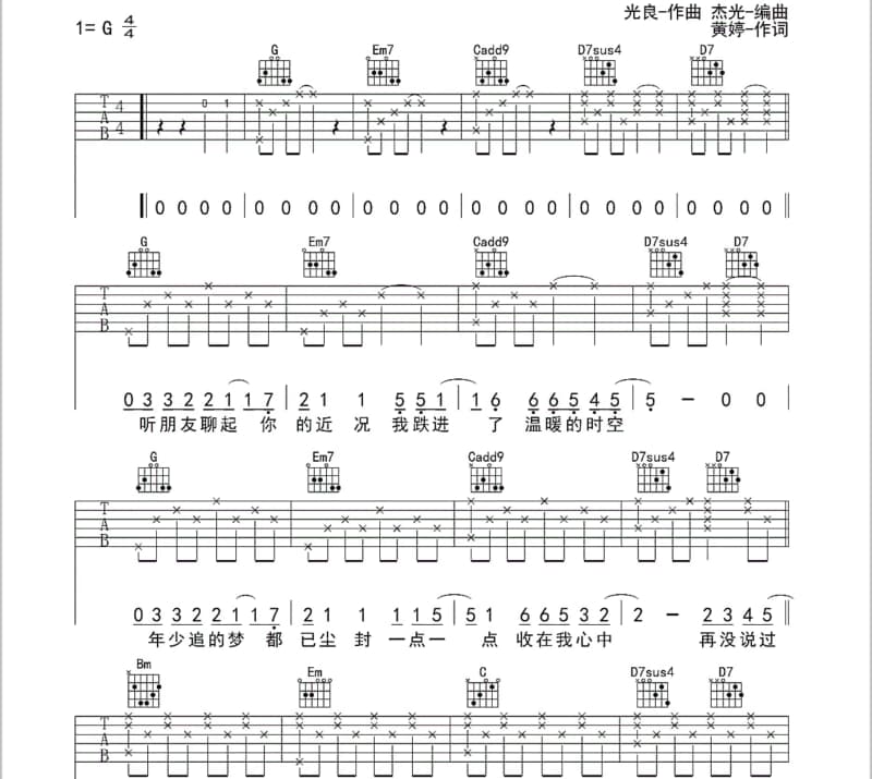 《SHMILY》吉他谱_程安