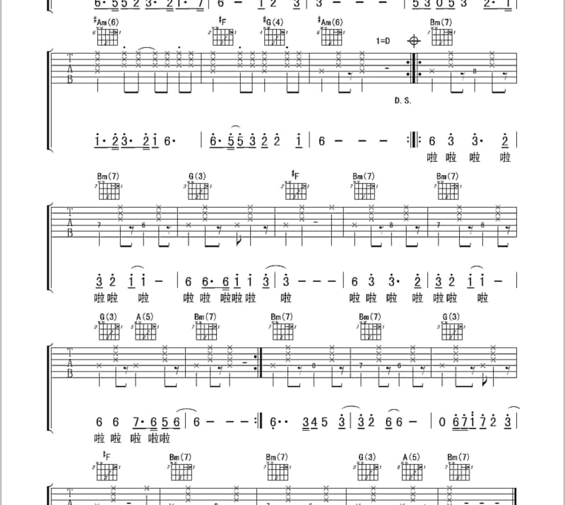 《Come Together》吉他谱_褚乔