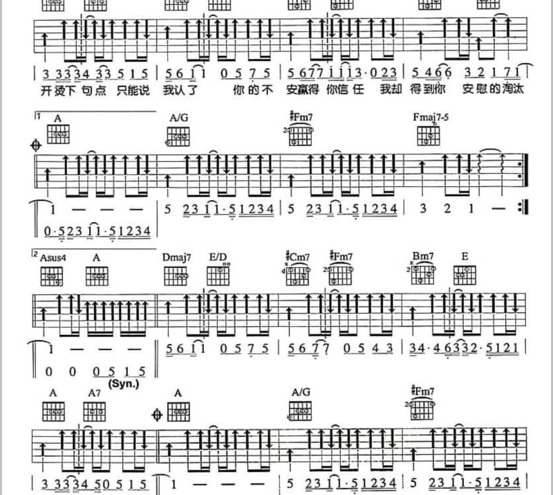 《星光最灿烂的地方》吉他谱_崔恕