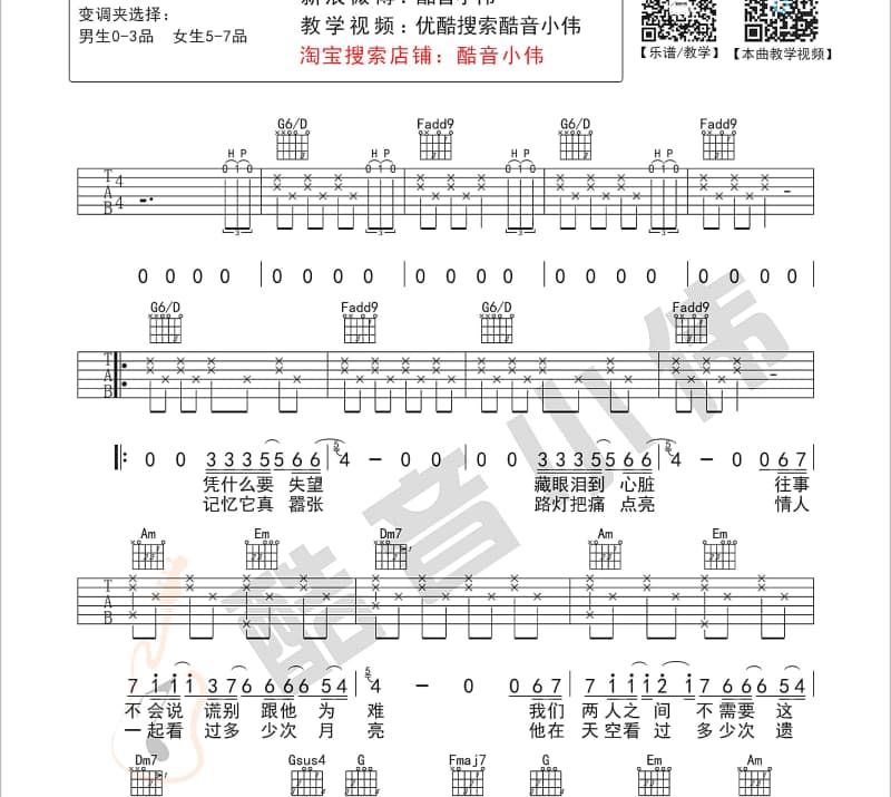 《你好,铜像》吉他谱_大星