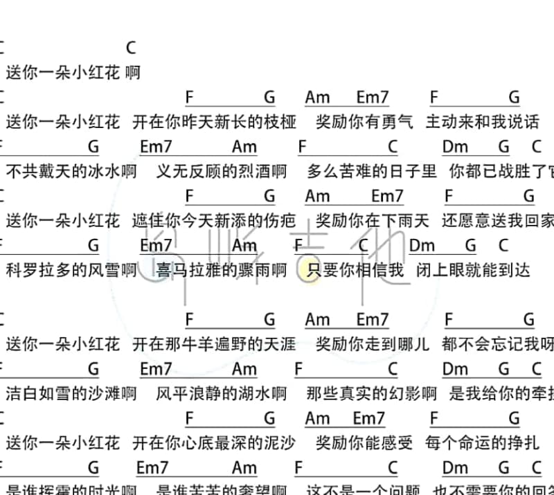 《喝汤》吉他谱_戴荃