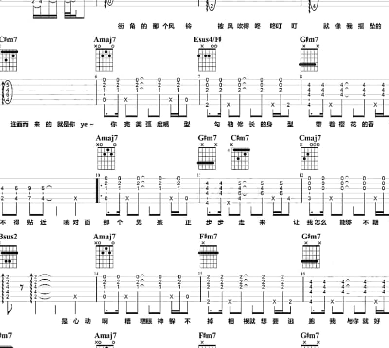《千禧新娘》吉他谱_刀郎