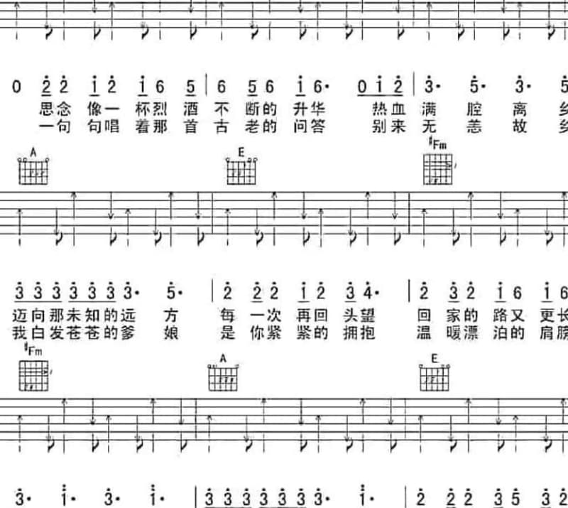 《剑走偏锋》吉他谱_法老