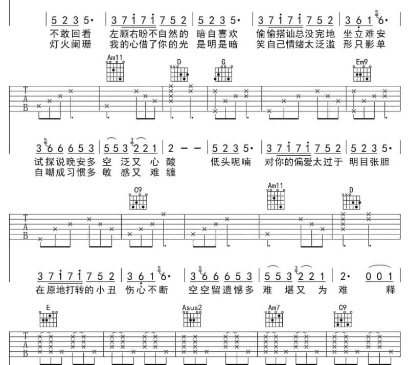 《宝岛曼波》吉他谱_方贵明
