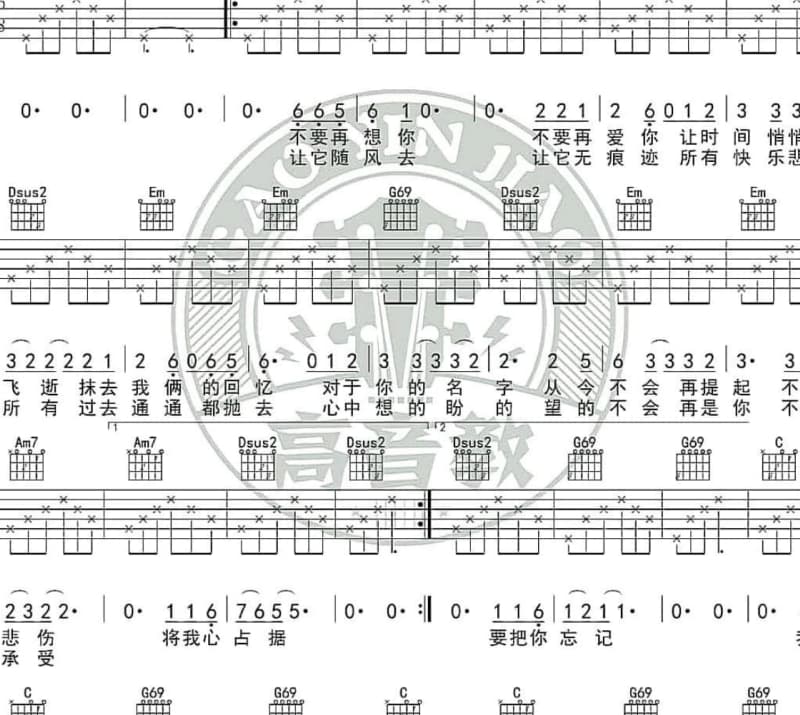 《欢喜好日子串烧》吉他谱_方贵明