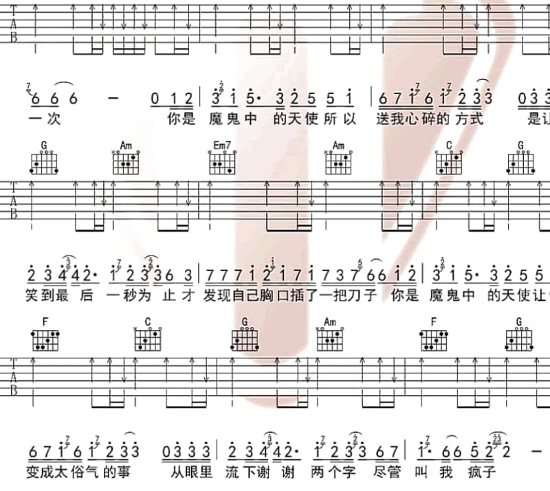 《热单制造机》吉他谱_福克斯