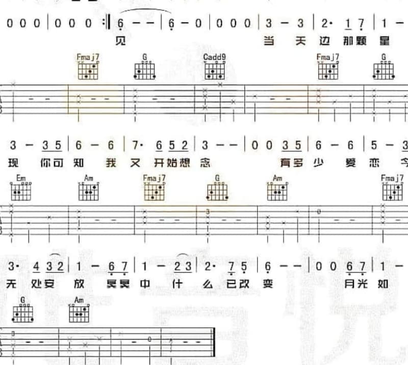 《拯救银河系》吉他谱_付豪