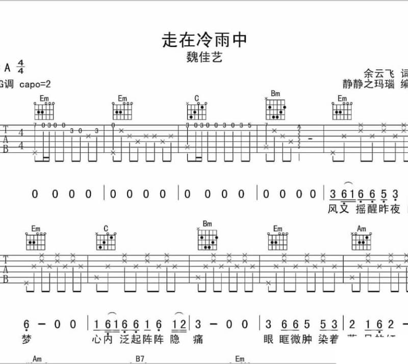 《是我不对》吉他谱_高安