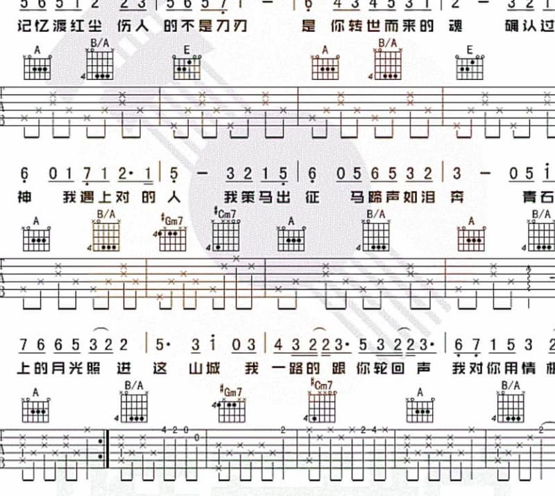 《幸福来的有点快》吉他谱_高溜