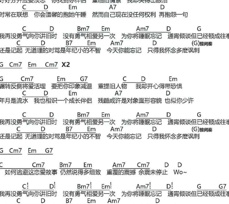《愚人游戏》吉他谱_告五人