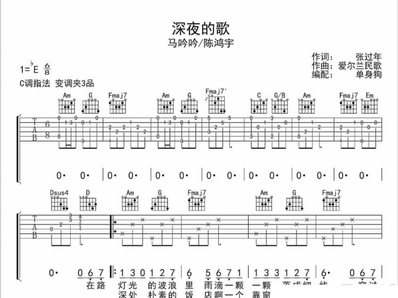 《你不漂亮》吉他谱_巴士那