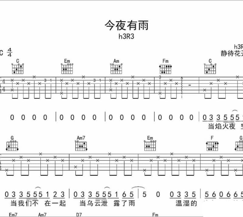 《舞动一二三四》吉他谱_轨道