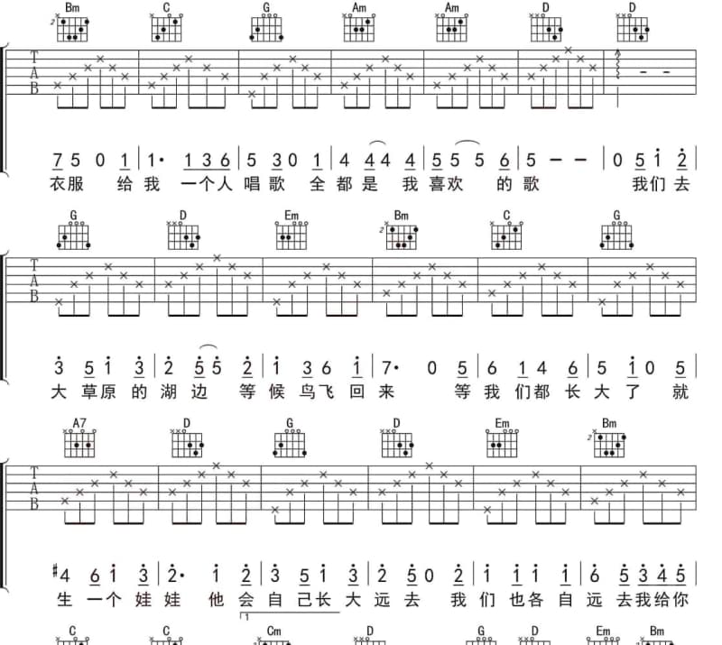 《996》吉他谱_郭顶
