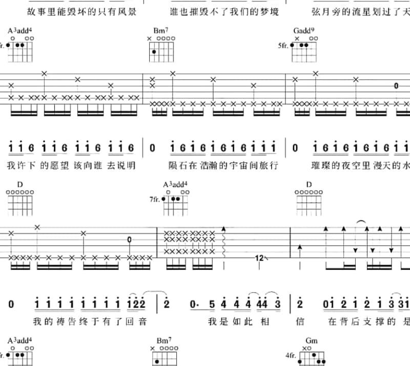 《我怎能轻易的把你忘掉》吉他谱_郭浩男
