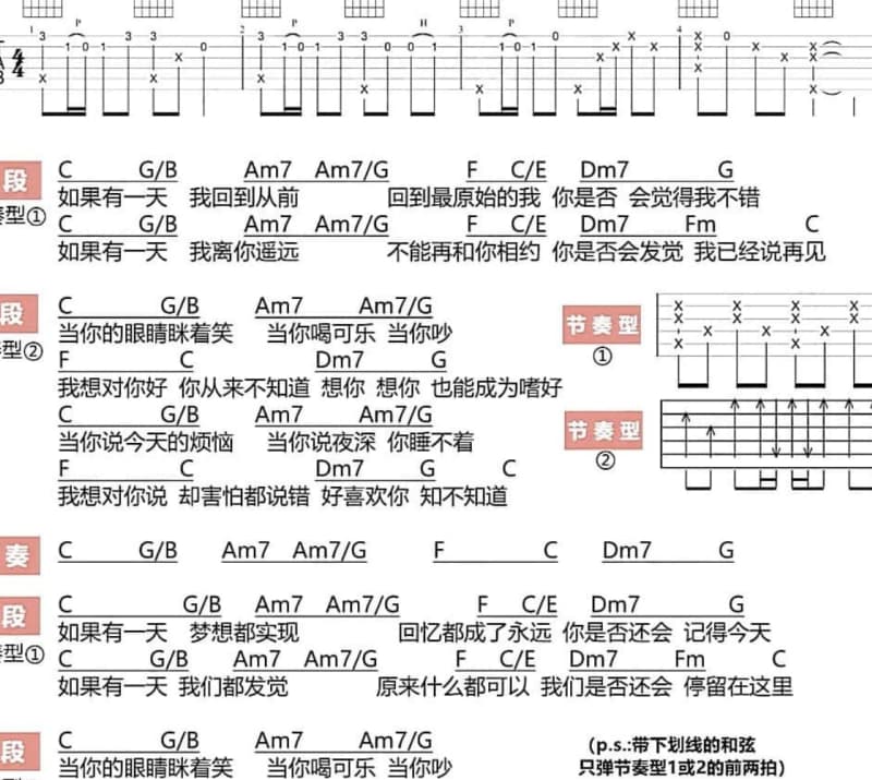 《六月：他和她》吉他谱_郭敬明