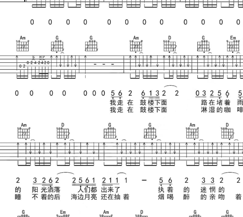 《爱情醉醉醉》吉他谱_郭力