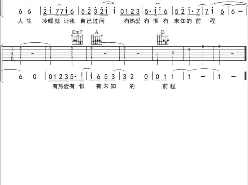 《波子汽水》吉他谱_雷雨心
