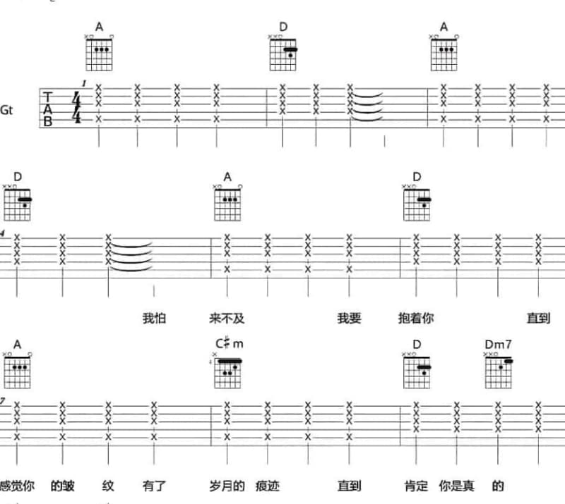 《在路上》吉他谱_浩东
