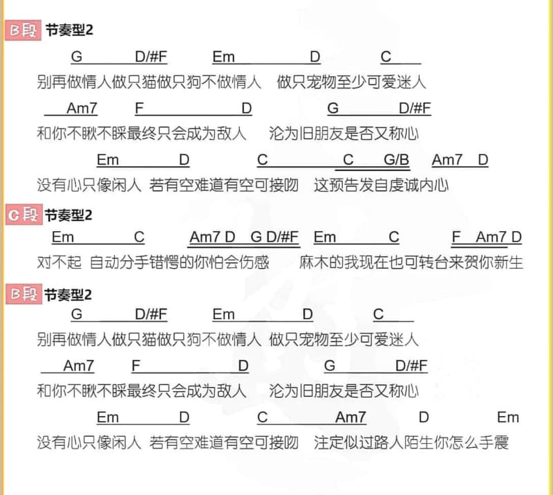 《无形的手》吉他谱_何炅