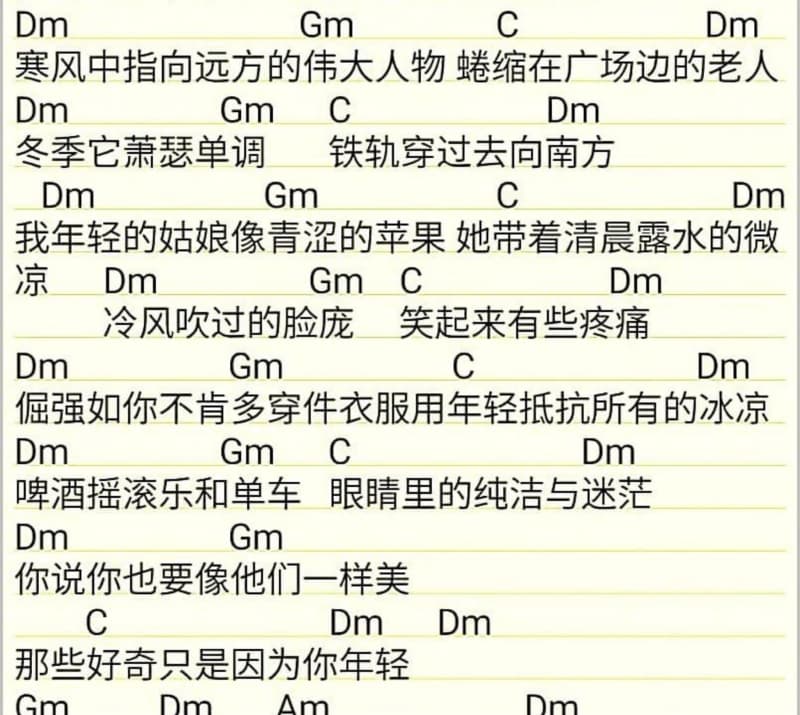 《第十二年》吉他谱_河图
