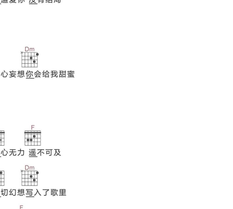 《傻傻的爱傻傻等待》吉他谱_贺一航