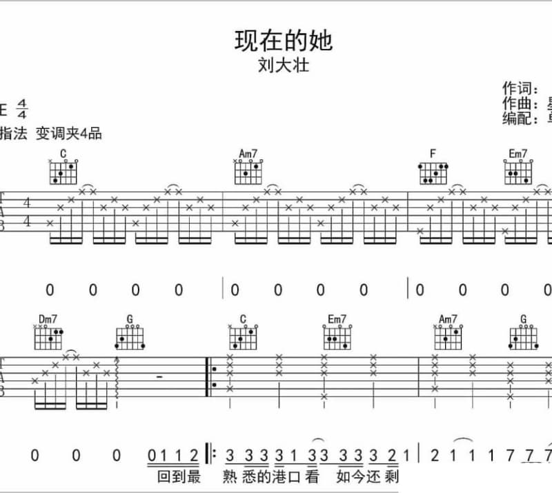 《中国红红起来》吉他谱_鸿雁