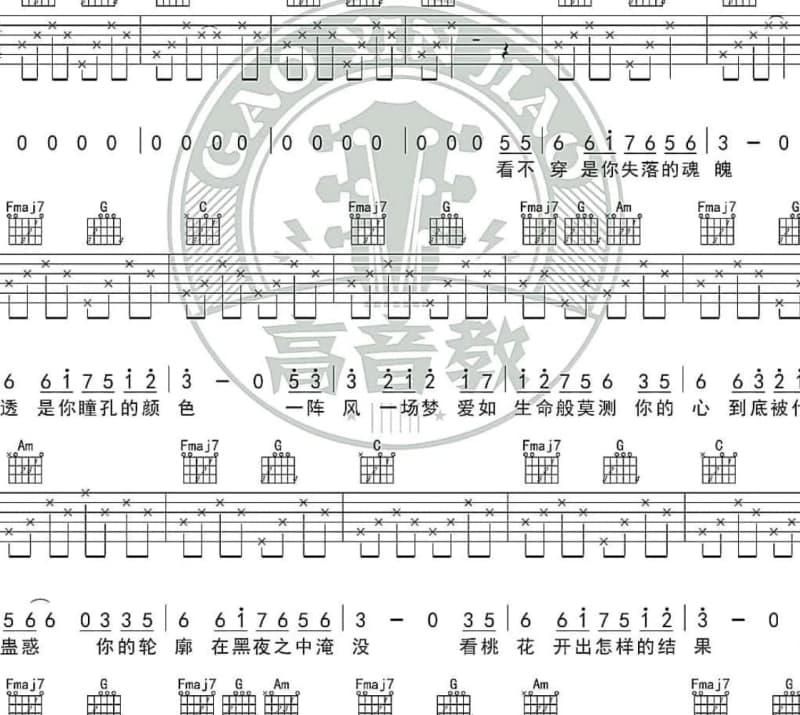 《五福金鸡喜满堂》吉他谱_Twins