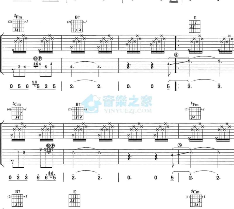 《1413》吉他谱_黄鸿升