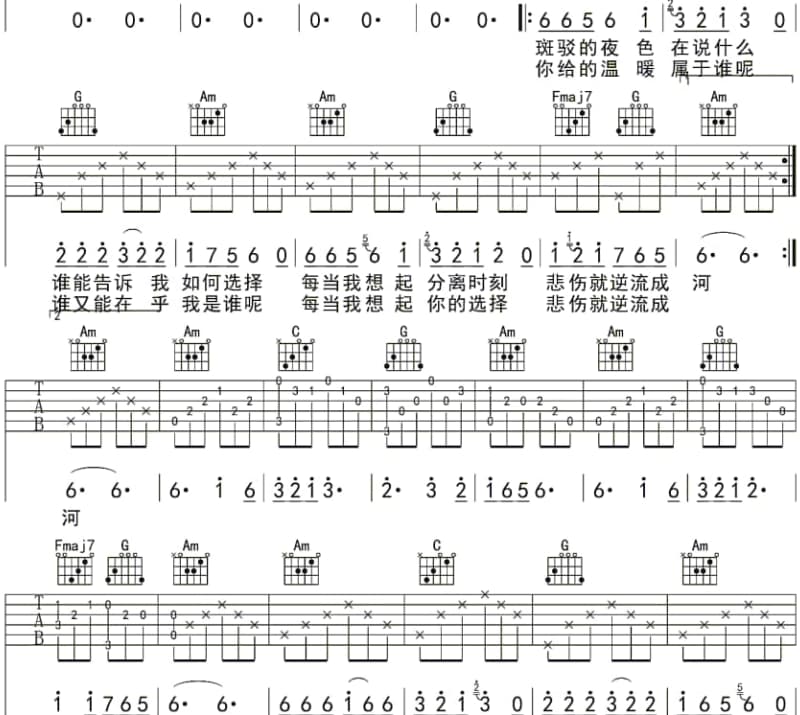 《5 Strings》吉他谱_黄建为